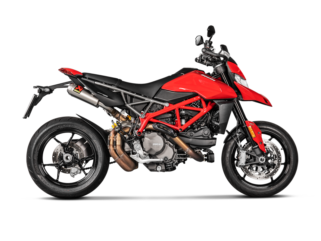 Akrapovic Slip-On Line Titanium (S-D9SO15-HCBT) suitable for Ducati Hypermotard 950 / 950 SP 2019 to 2024
