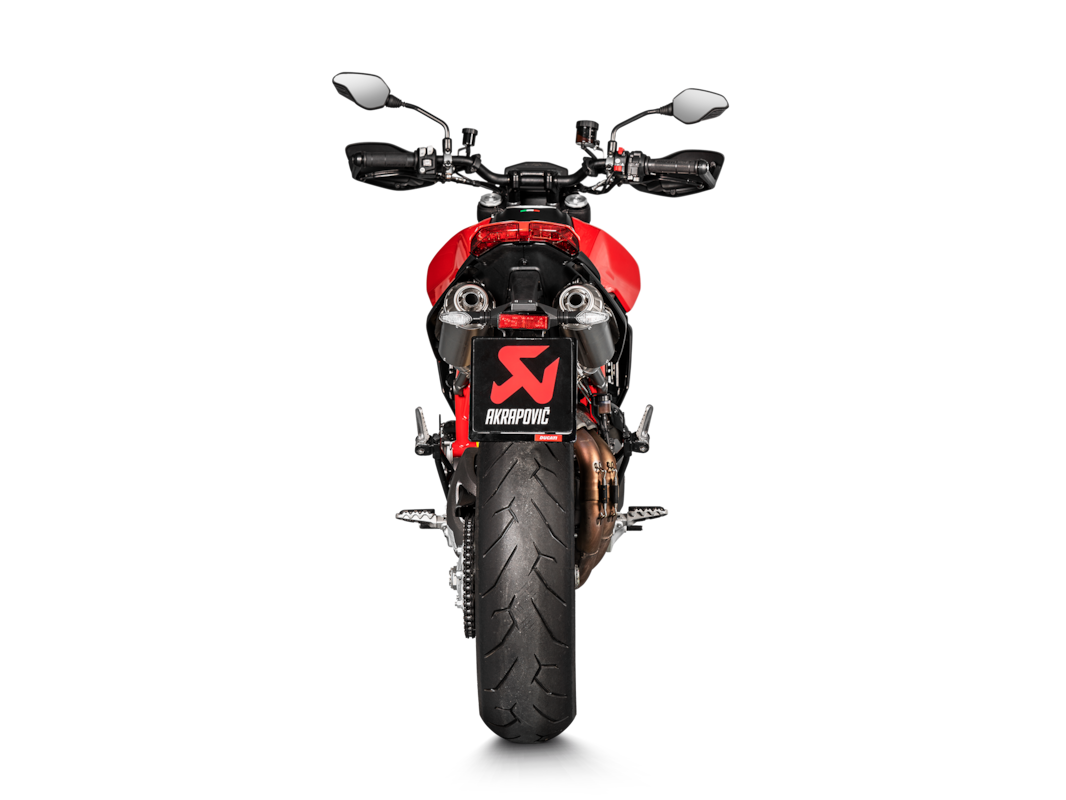 Akrapovic Slip-On Line Titanium (S-D9SO15-HCBT) suitable for Ducati Hypermotard 950 / 950 SP 2019 to 2024