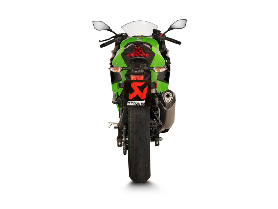 Akrapovic Slip-On Line Titanium (S-K4SO7-HRT) passend für Kawasaki Ninja 400 2018 bis 2024