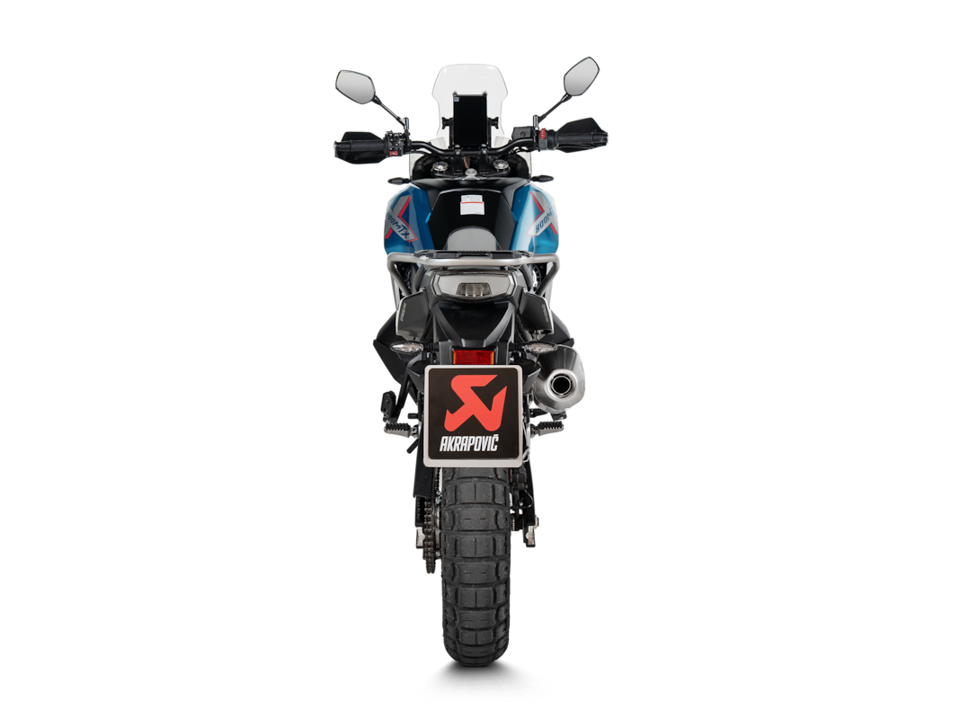 Akrapovic Slip-On Line Titanium (S-CF8SO3-HFTT) suitable for CFMOTO 800 MT-X 2025 to 2026