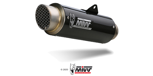 MIVV GP PRO Schwarzer Edelstahl (K.052.L2P) passend für Kawasaki Z900 2020 bis 2024