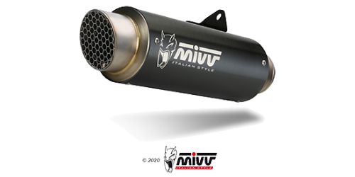 MIVV GP PRO Schwarzer Edelstahl (K.062.LXBP) passend für Kawasaki Z900 2025 bis 2026