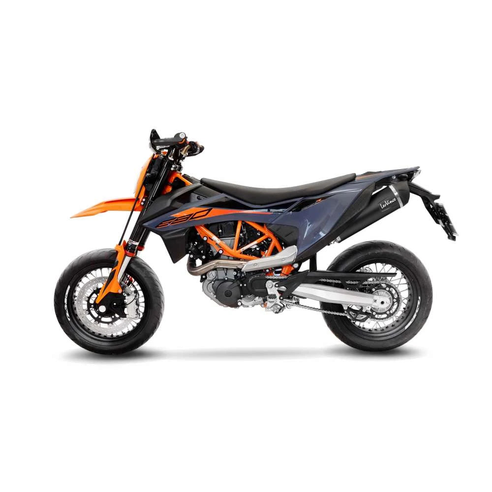 LeoVince SBK Nero Slip-On suitable for KTM 690 SMC-R / Enduro R 2019 to 2024