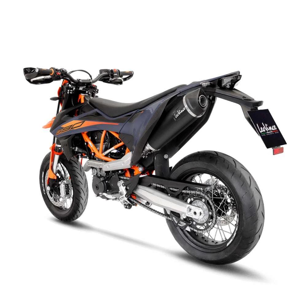 LeoVince SBK Nero Slip-On suitable for KTM 690 SMC-R / Enduro R 2019 to 2024