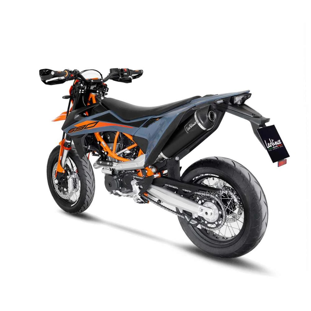 LeoVince SBK Nero Full System suitable for KTM 690 SMC-R / Enduro R 2019 to 2024