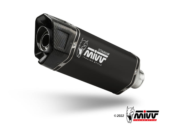 MIVV SR-1 Schwarzes Titan (A.015.LR1TB) passend für Aprilia RSV4 2021 bis 2024