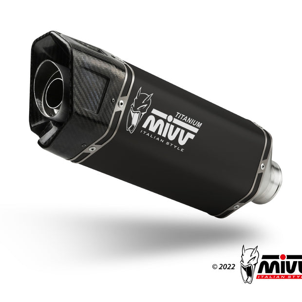 MIVV SR-1 Black Titanium (A.015.LR1TB) suitable for Aprilia RSV4 2021 to 2024